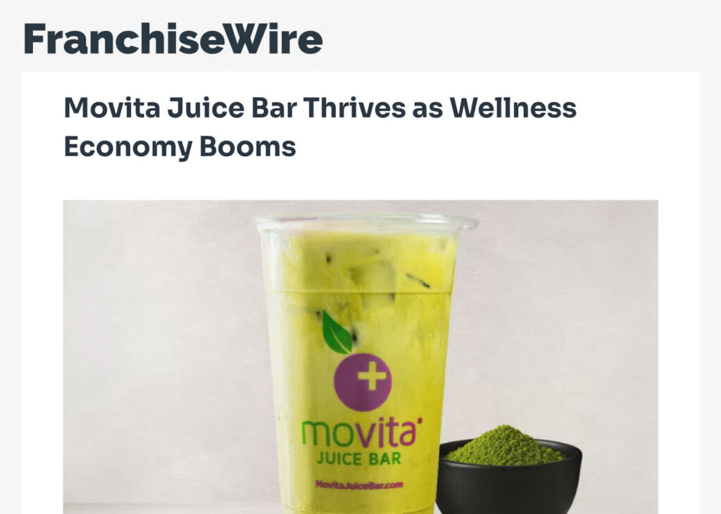 Movita Juice Bar Thrives as Wellness Economy Booms